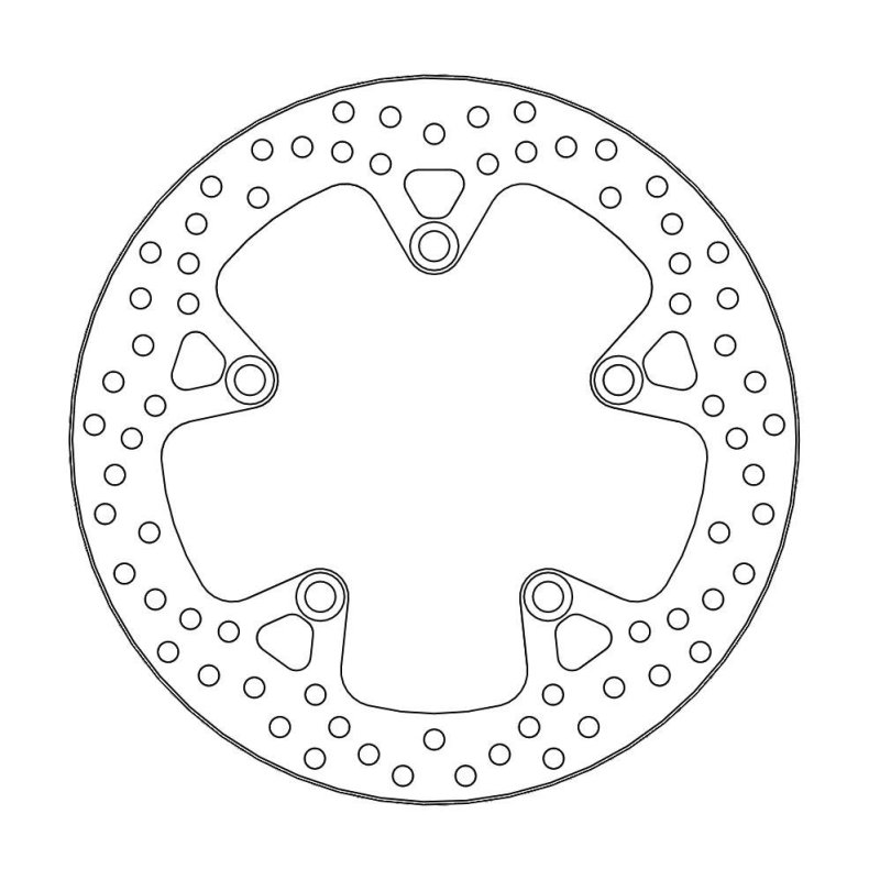 Moto-Master Bremsscheibe Fix Round L/R 110618
