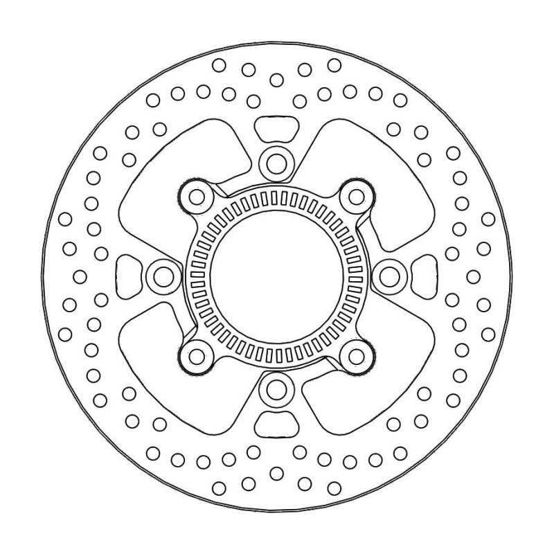 Moto-Master Bremsscheibe Round W/Abs 110650