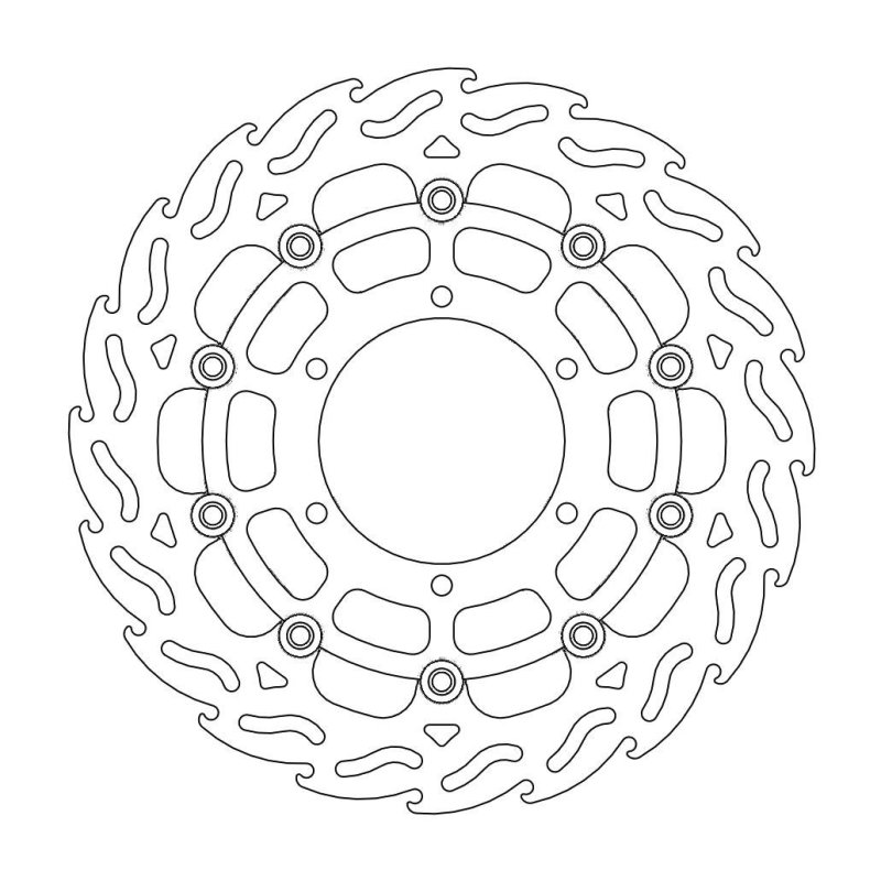 Moto-Master Flame Links Vorne Bremsscheibe Suzuki 112068