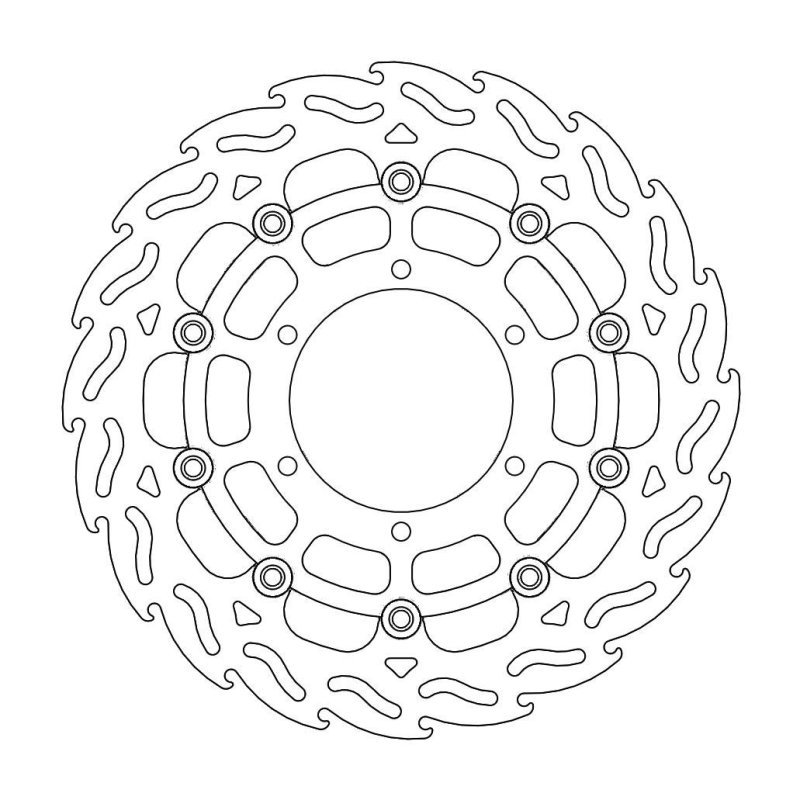 Moto-Master Flame Rechts Bremsscheibe Suzuki 112069