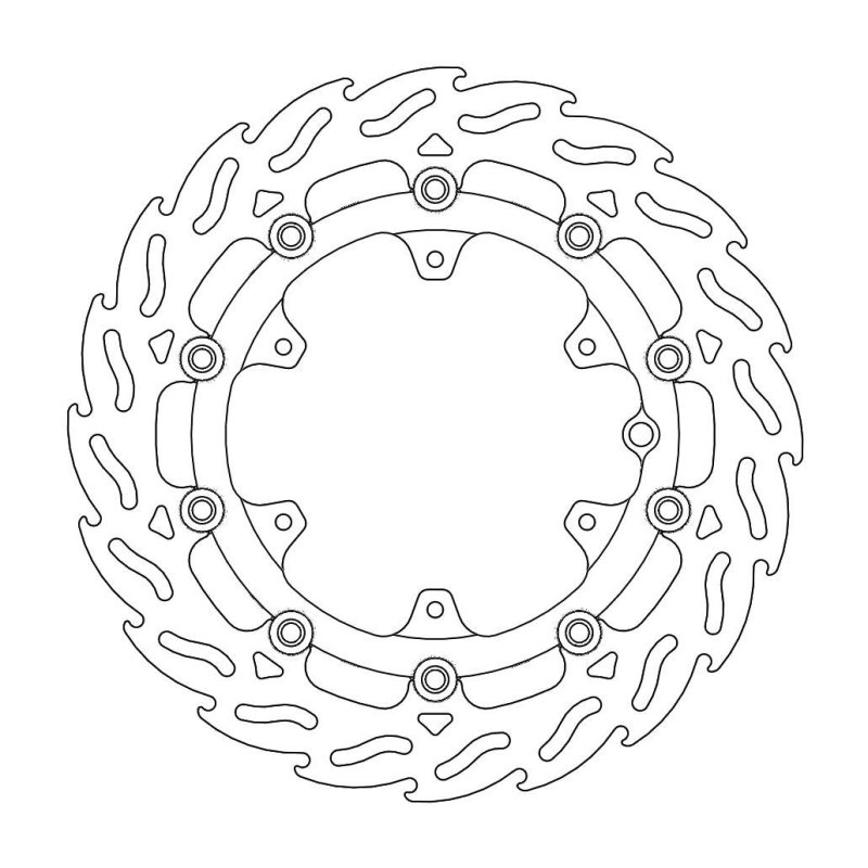Moto-Master Bremsscheibe Vorne Links Flame Ktm990 112102