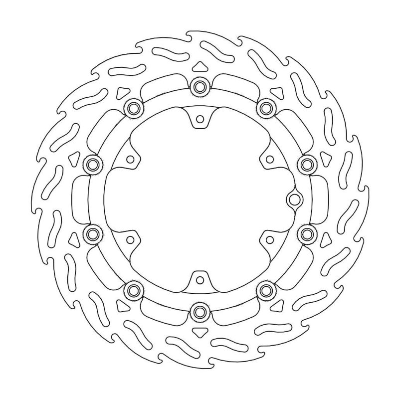 Moto-Master Bremsscheibe Vorne Rechts Flame Ktm990 112103