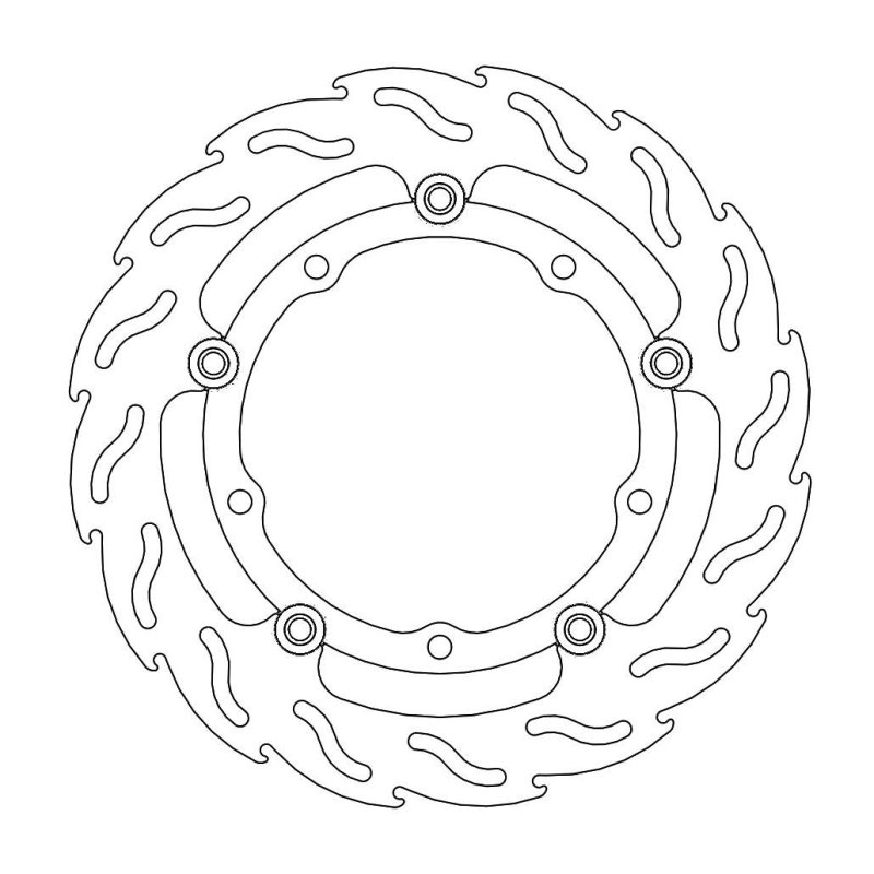 Moto-Master Flame Rechts Vorne Bremsscheibe Yamaha 112115