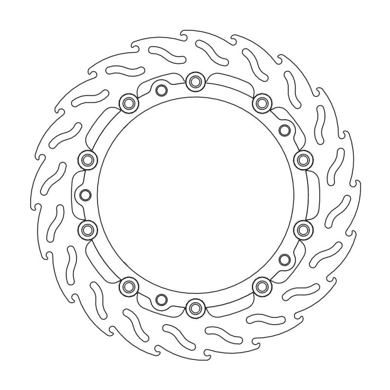 Moto-Master Flame Rechts Bremsscheibe Vorne Bmw 112120