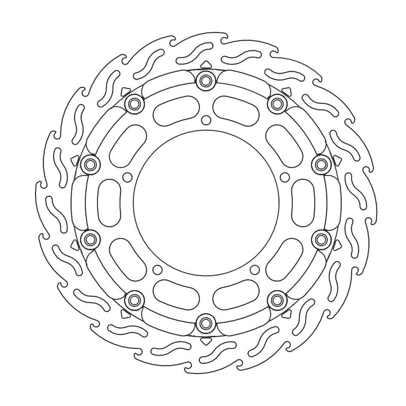 Moto-Master Bremsscheibe Float Flame Race 112151