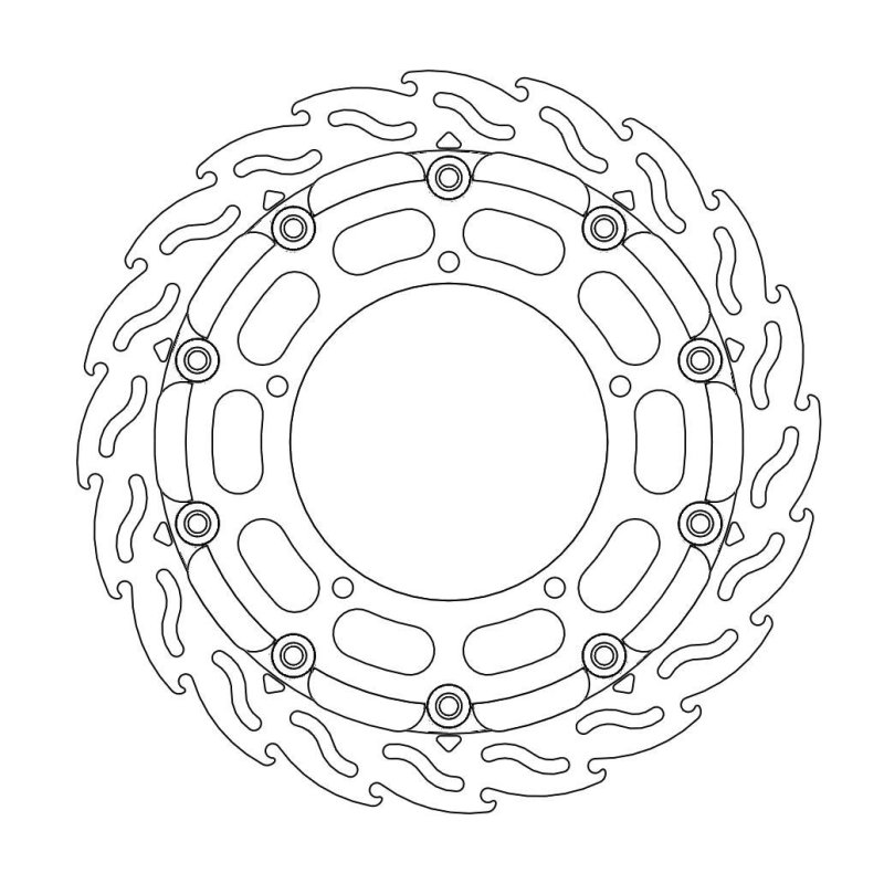 Moto-Master Bremsscheibe Float Flame Race 112152