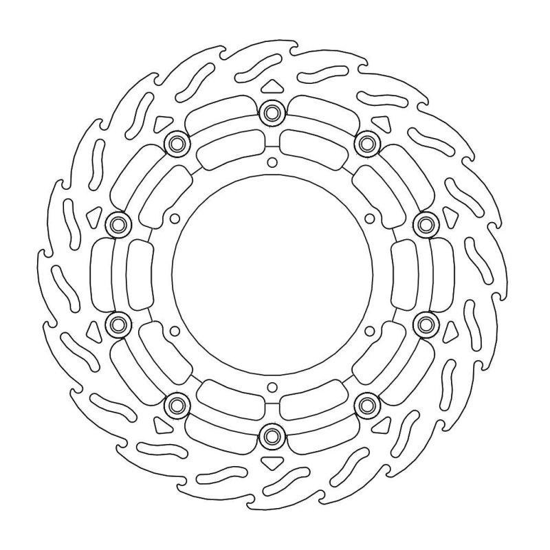 Moto-Master Bremmscheibe Flame Vorne Float Le 112170