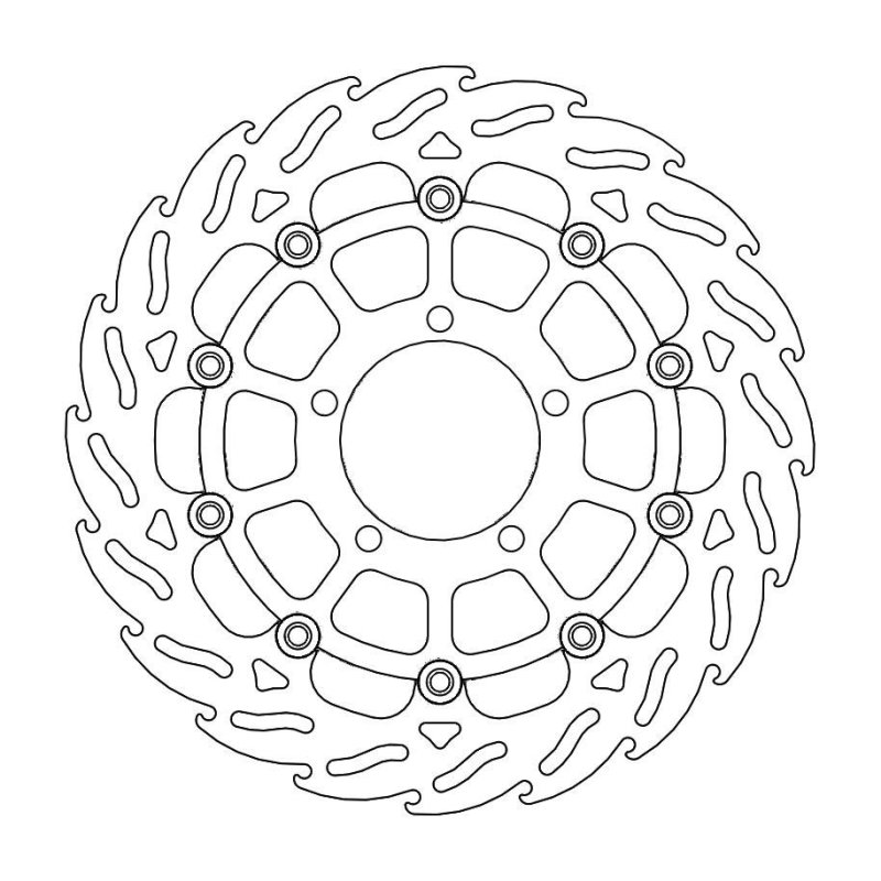 Moto-Master Bremmscheibe Flame Vorne Float Le 112172