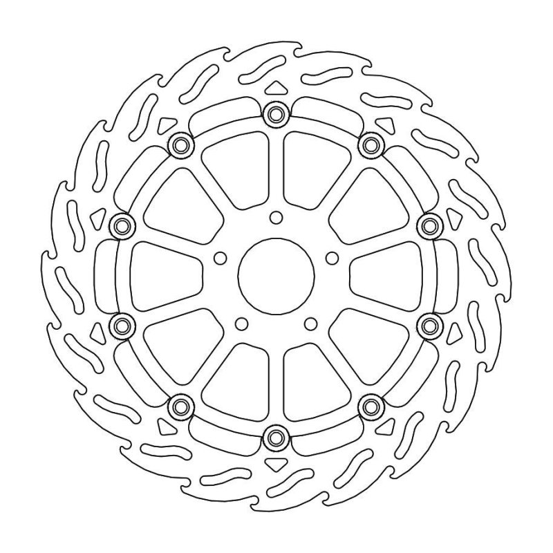Moto-Master Bremmscheibe Flame Vorne Float Le 112177