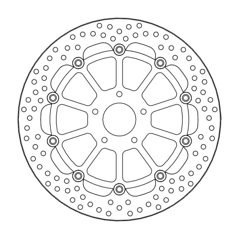 Moto-Master Bremsscheibe Float Round L/R 112178
