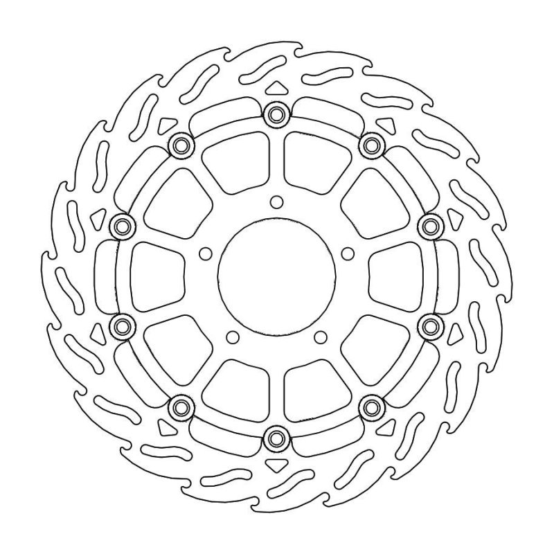 Moto-Master Bremmscheibe Flame Vorne Float Le 112179