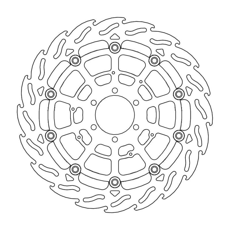 Moto-Master Bremmscheibe Flame Vorne Float Le 112194