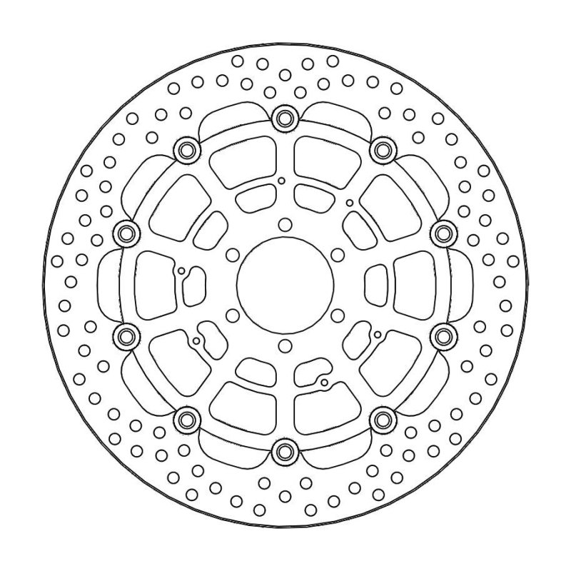 Moto-Master Bremsscheibe Float Round L/R 112198