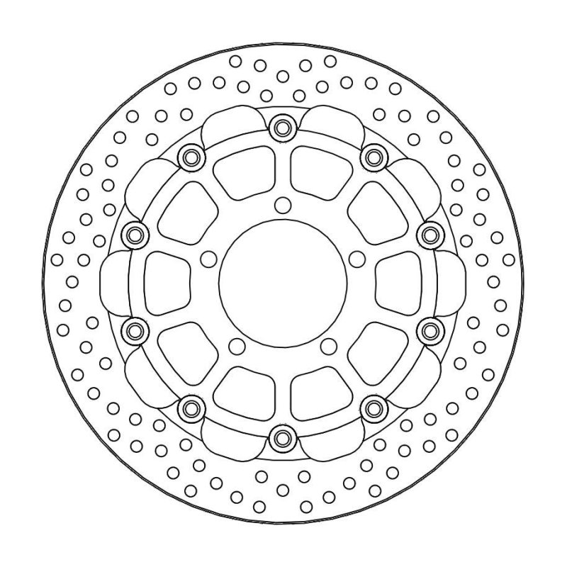 Moto-Master Bremsscheibe Float Round Race 112208