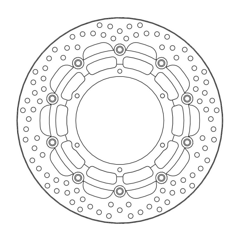 Moto-Master Bremsscheibe Float Round L/R 112215