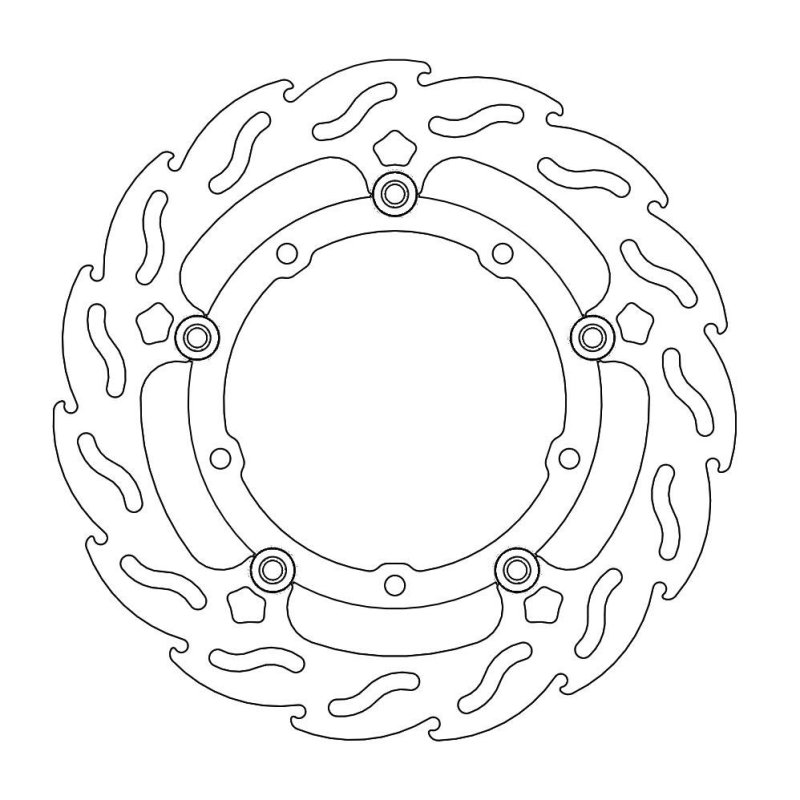 Moto-Master Bremsscheibe Flame Links 112240
