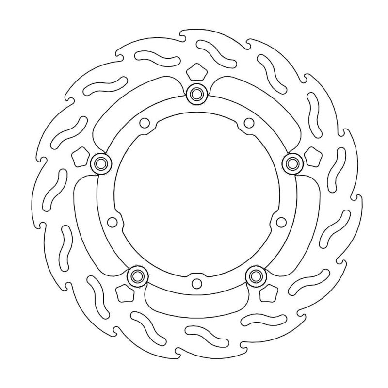 Moto-Master Bremsscheibe Flame Rechts 112241