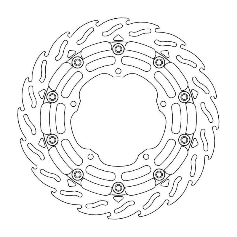 Moto-Master Bremsscheibe Flame Links 5 112244