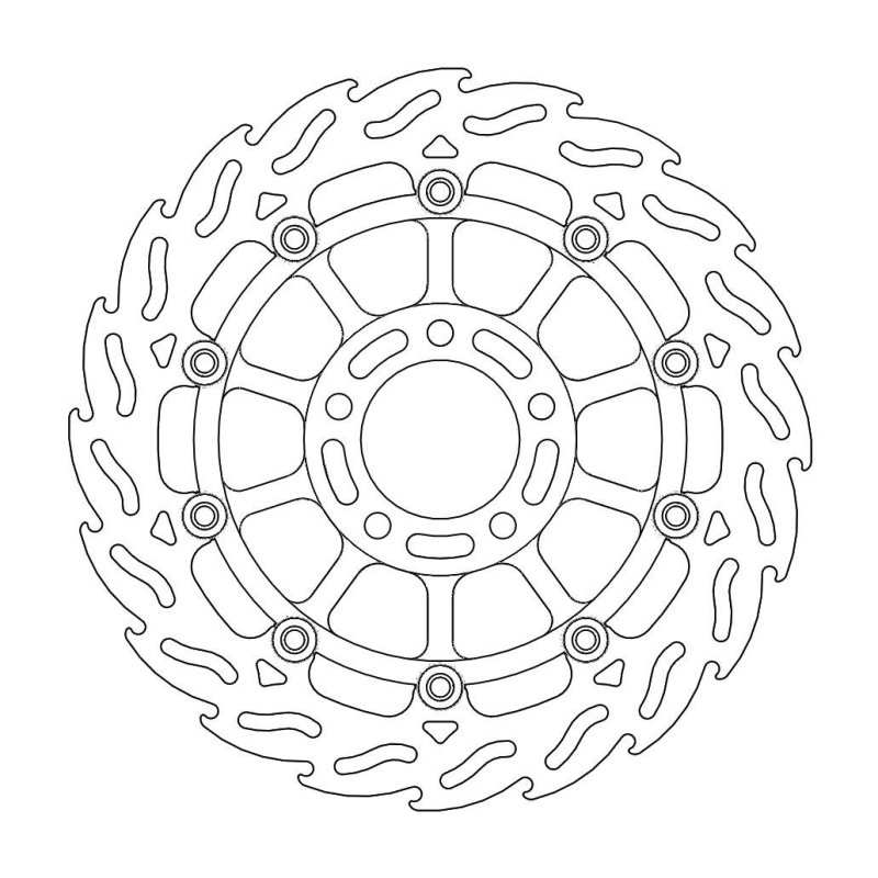 Moto-Master Flame Links Vorne Bremsscheibe Suzuki 113007