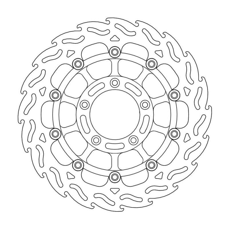 Moto-Master Flame Rechts Bremsscheibe Mv Agusta 113041