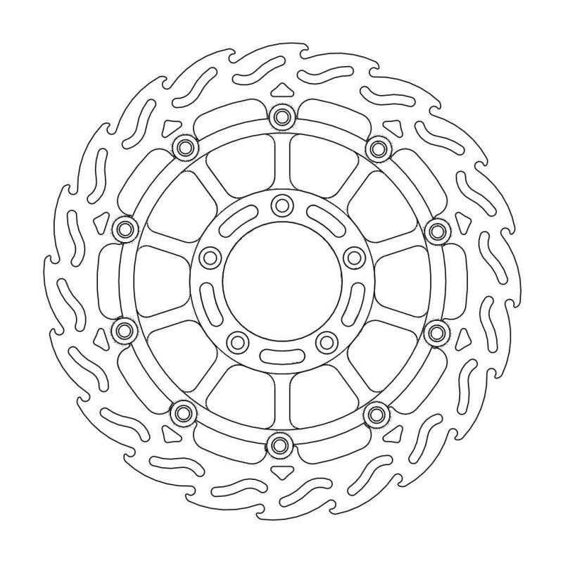 Moto-Master Flame Links Vorne Bremsscheibe Mv Agusta 113048