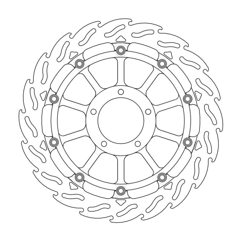 Moto-Master Flame Race Bremsscheibe Vorne Links 5,5Mm 113066