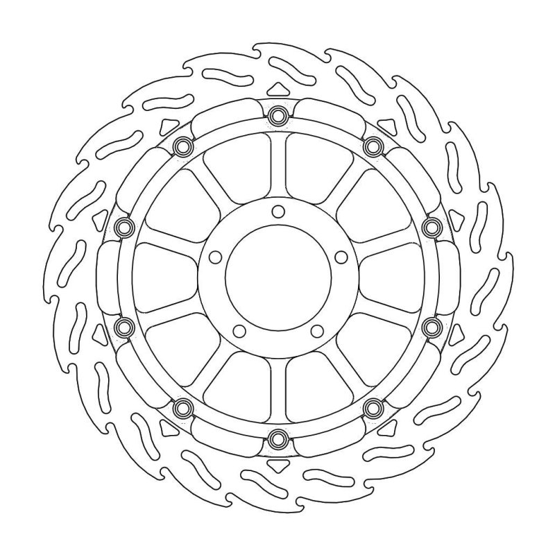 Moto-Master Flame Race Bremsscheibe Vorne Rechts 5,5Mm 113067