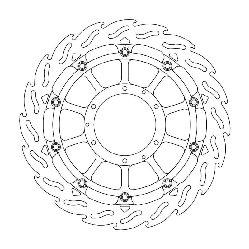 Moto-Master Flame Race Bremsscheibe Vorne Links 5,5Mm 113070
