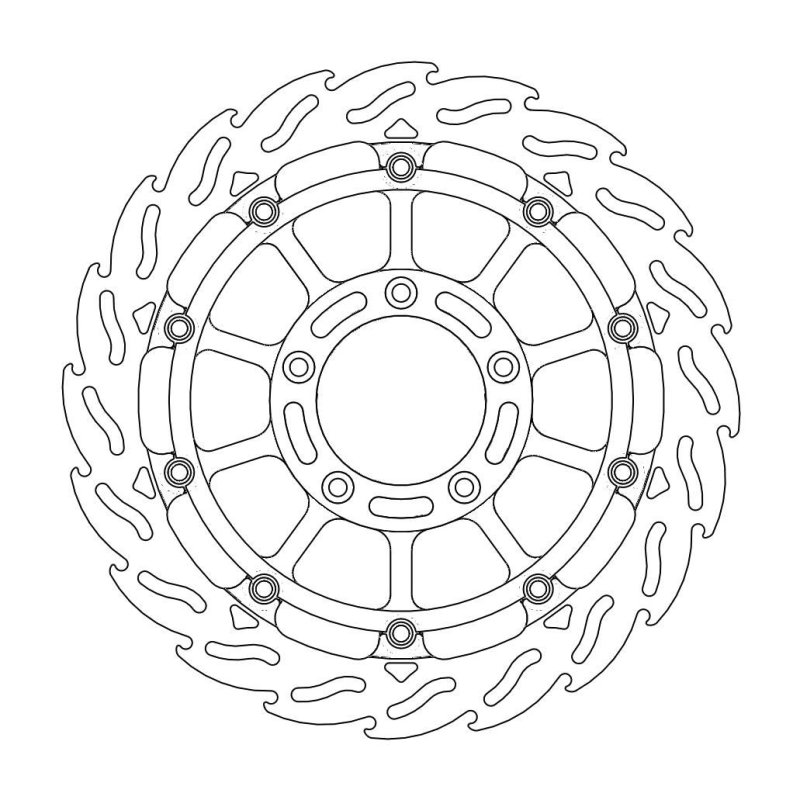 Moto-Master Flame Race Bremsscheibe Vorne Links 5,5Mm 113072