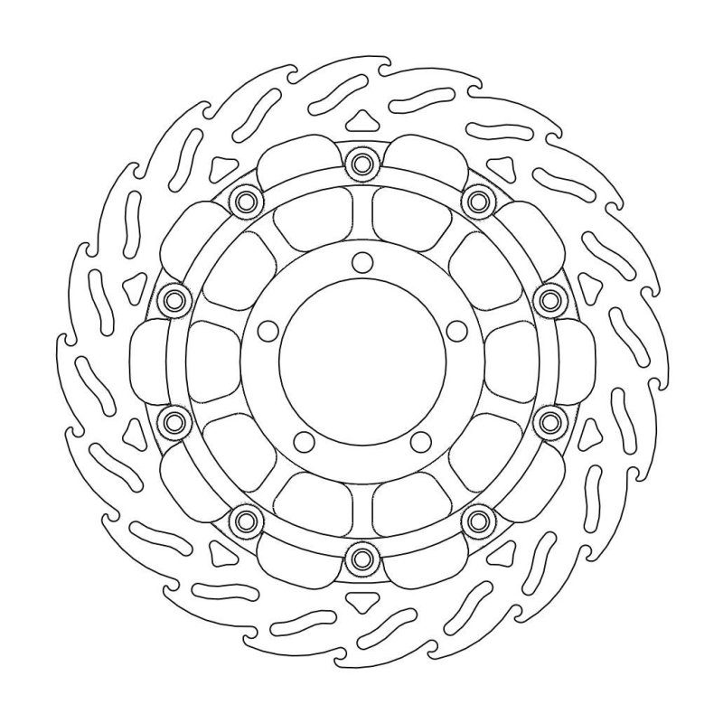 Moto-Master Flame Race Bremsscheibe Vorne Links 5,5Mm 113074