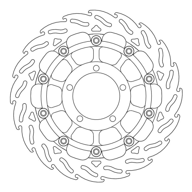 Moto-Master Flame Race Bremsscheibe Vorne Rechts 5,5Mm 113075