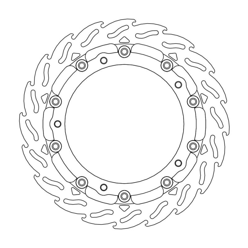 Moto-Master Flame Race Bremsscheibe Vorne Links 5,5Mm 113076
