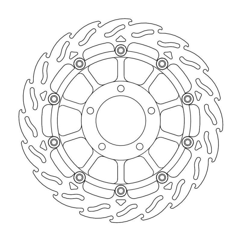 Moto-Master Bremsscheibe Moto M.Frl Flame Trit1050 113097