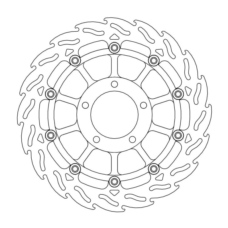 Moto-Master Bremsscheibe Moto M.Frr Flame Trit1050 113098