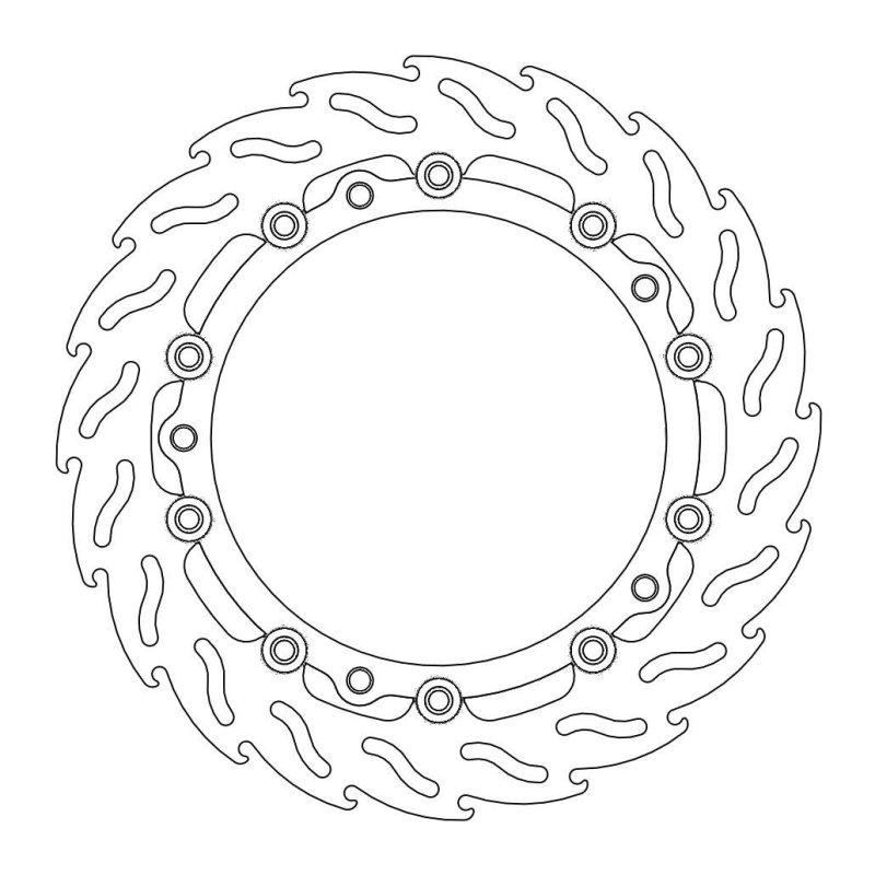 Moto-Master Flame Rechts Bremsscheibe Vorne R1200Gs 113100