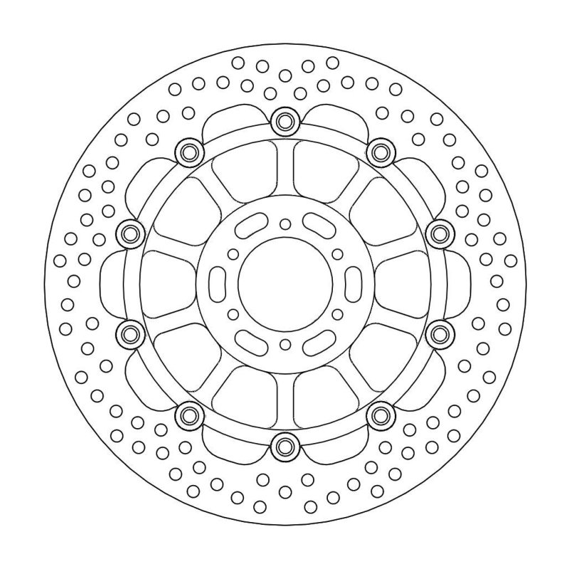 Moto-Master Halo Bremsscheibe Vorne Honda 113104