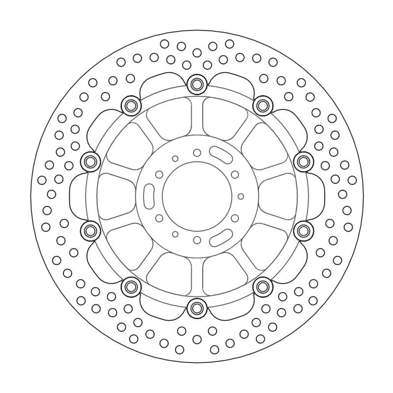 Moto-Master Halo Bremsscheibe Vorne Honda 113107