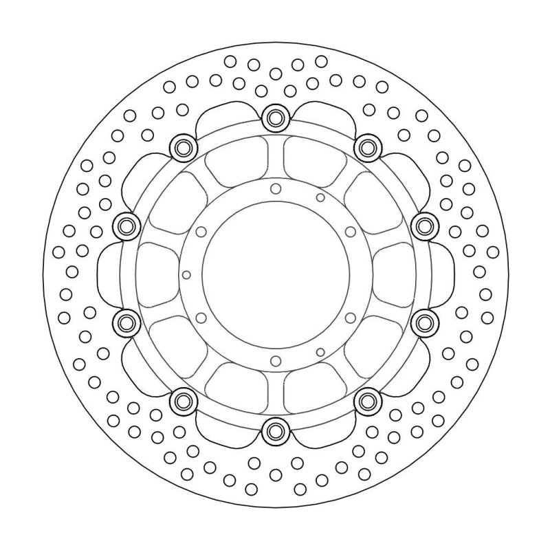 Moto-Master Halo Bremsscheibe Vorne Honda 113108