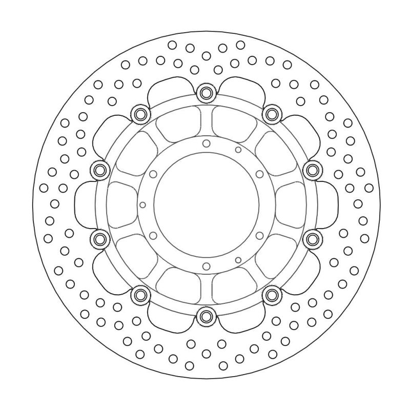 Moto-Master Halo Bremsscheibe Vorne Honda 113109