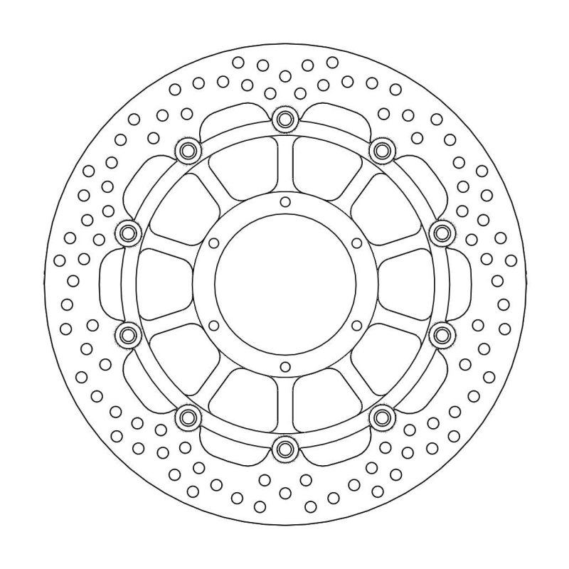 Moto-Master Halo Bremsscheibe Vorne Vtr1000 113113