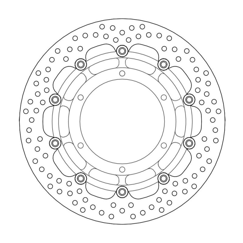 Moto-Master Halo Bremsscheibe Vorne 660X 113129