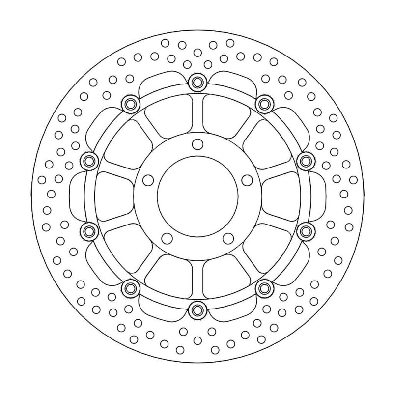 Moto-Master Halo Bremsscheibe Vorne Triumph 113133