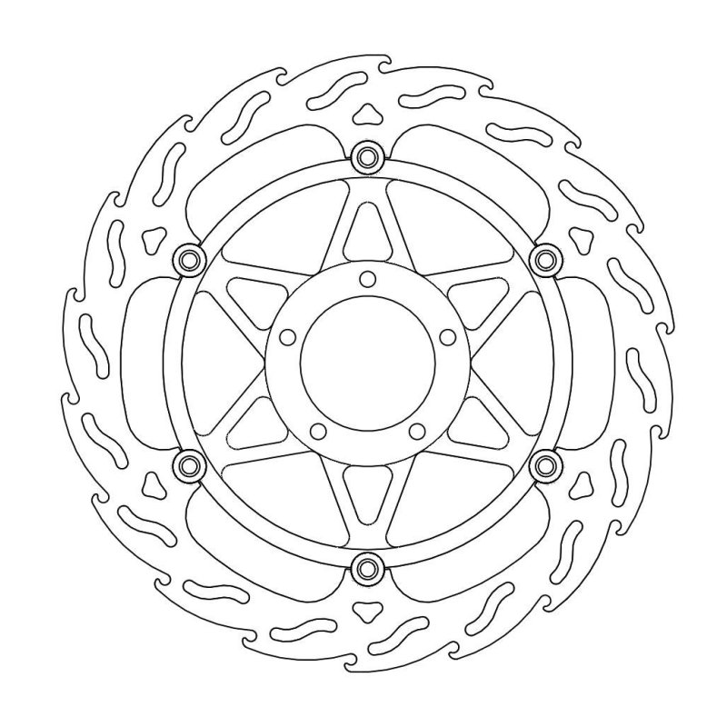 Moto-Master Bremmscheibe Flame Vorne Float Le 113142