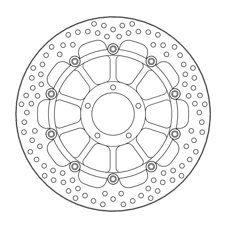 Moto-Master Bremsscheibe Round 113167