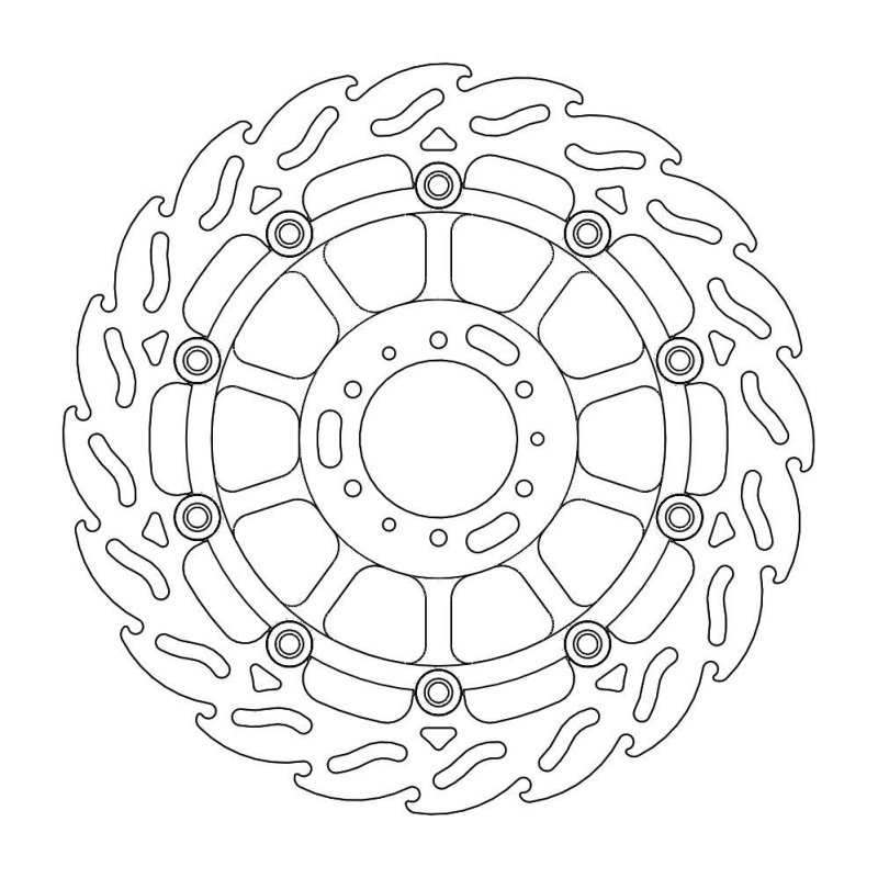 Moto-Master Bremsscheibe Flame Links 113169