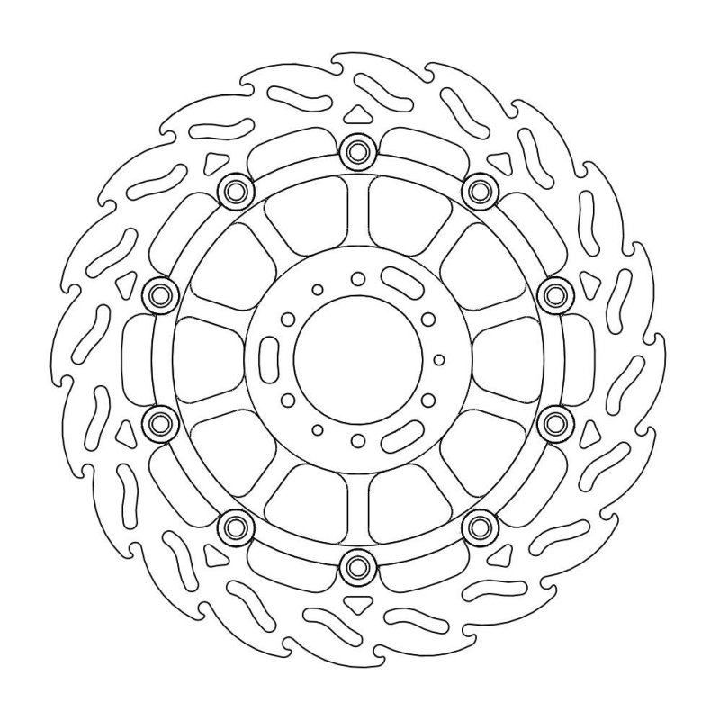 Moto-Master Bremsscheibe Flame Rechts 113170