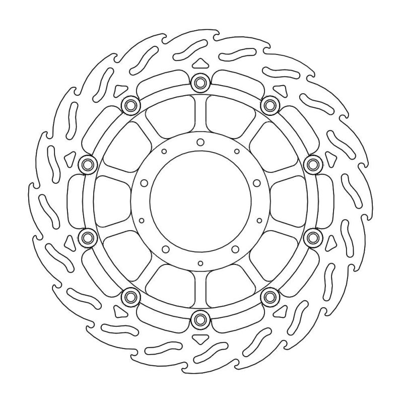 Moto-Master Bremsscheibe Float Flame L 113172