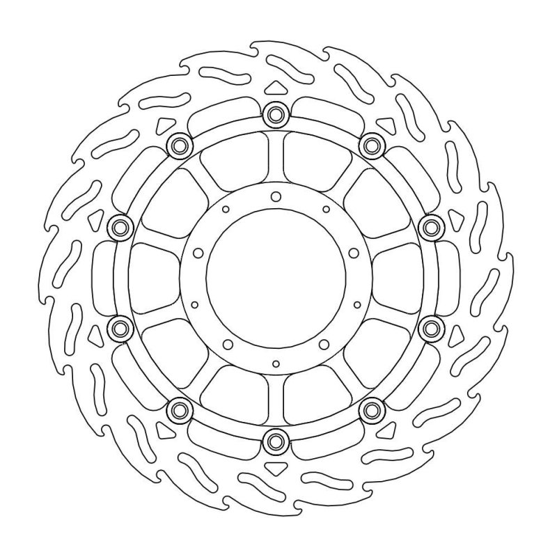 Moto-Master Bremsscheibe Float Flame R 113173