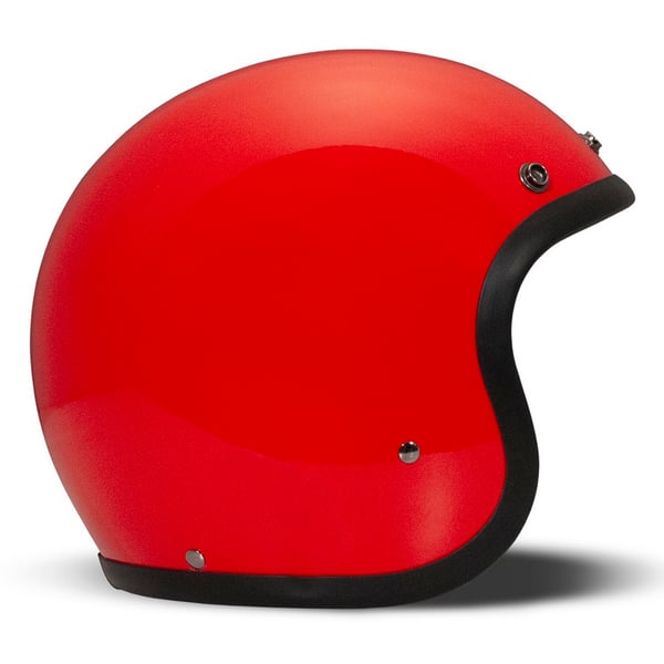 Helm DMD RETRO, rot glaenzend, Gr. XS, 54cm Jethelm